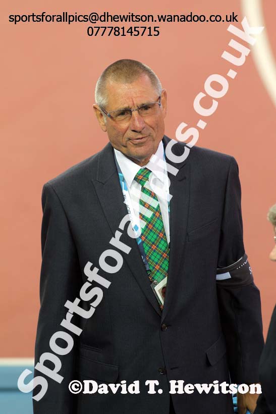 Alan Bell starter at the Commonwealth Games, Glasgow. Photo: David T. Hewitson/Sports for All Pics